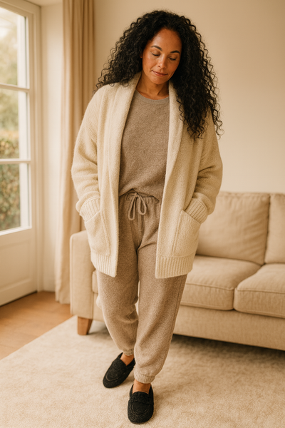 USHA™ | Luxe Lamswollen Mocassins