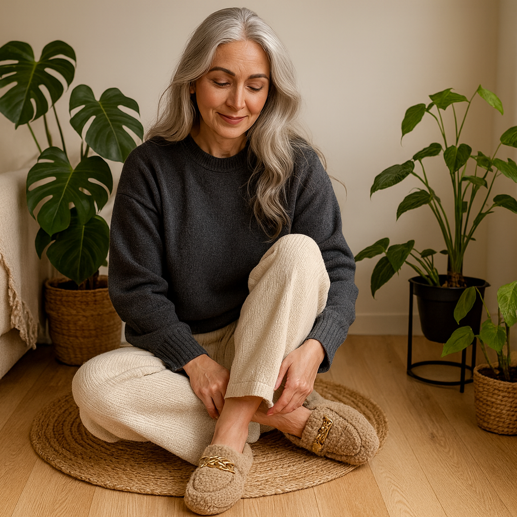 AMARA™ | Luxe Lamswollen Mocassins